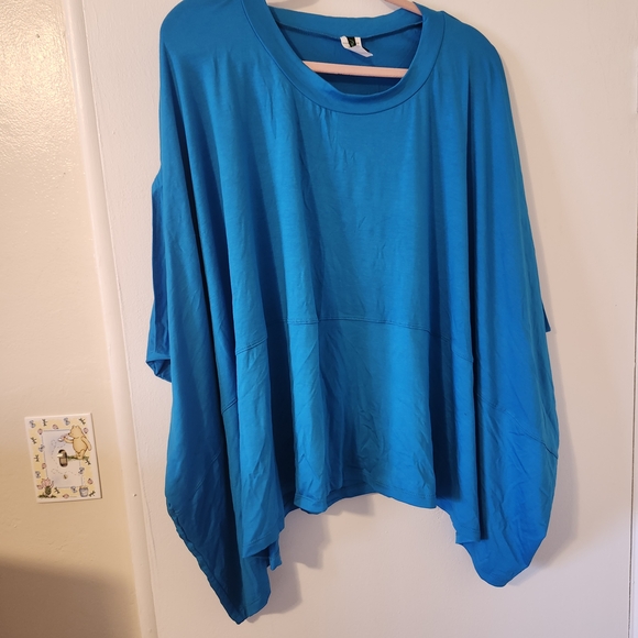 Teal Women's Tunic Top - Picture 2 of 6